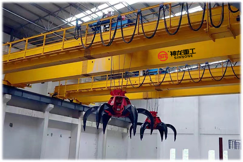 QZ type Double beam Grab bridge crane