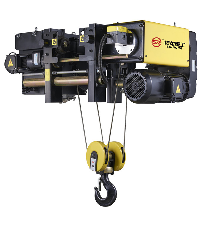 3.2T Single girder low headroom electric wire rope hoist