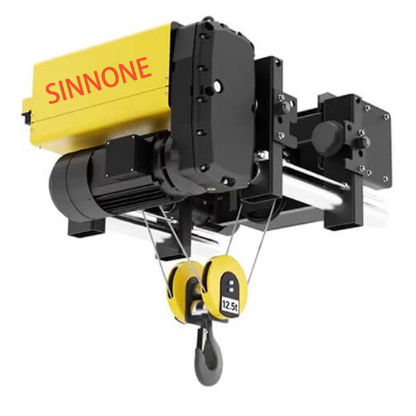 10T Single girder low headroom electric wire rope hoist