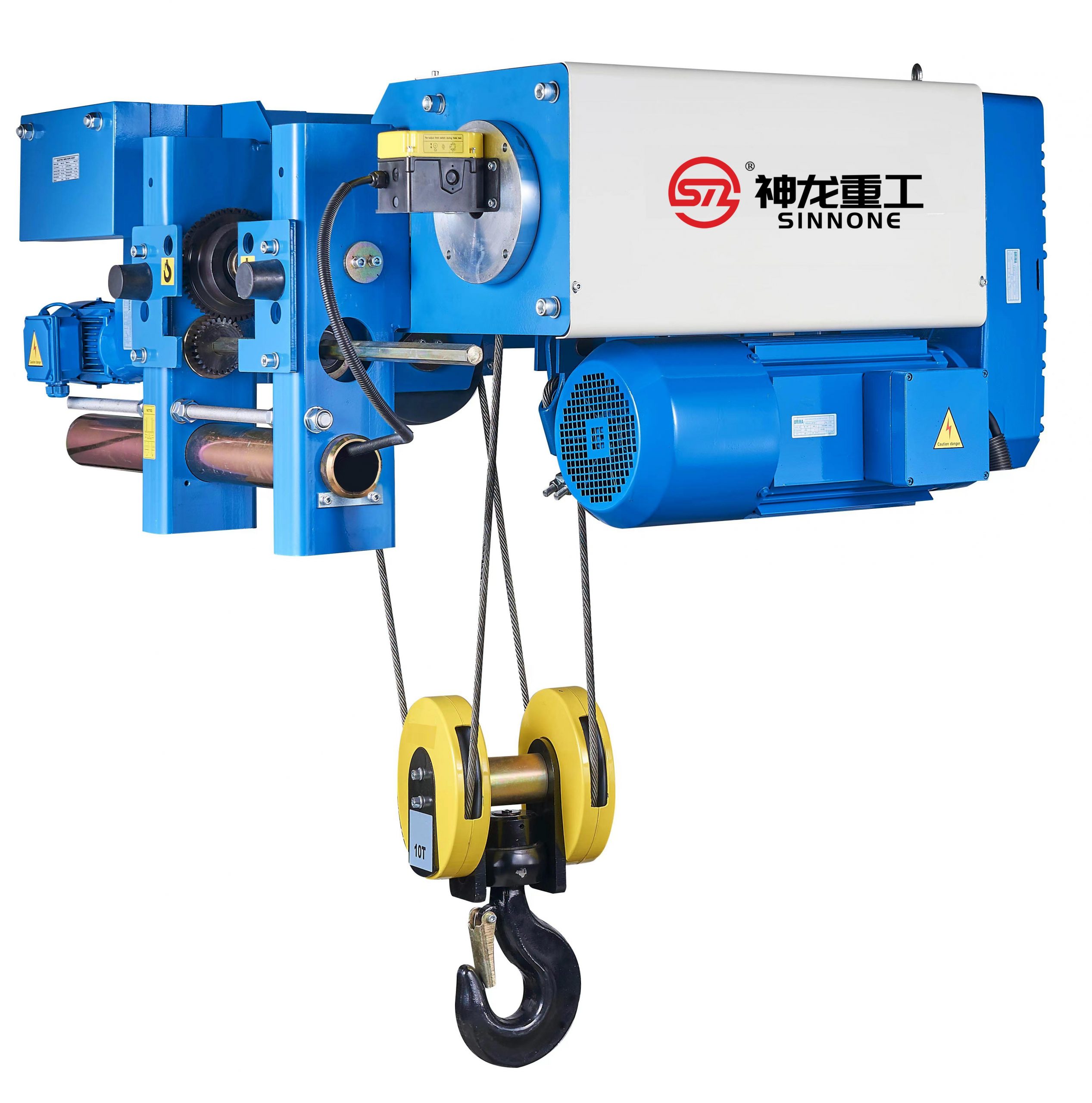 20T Single girder low headroom electric wire rope hoist