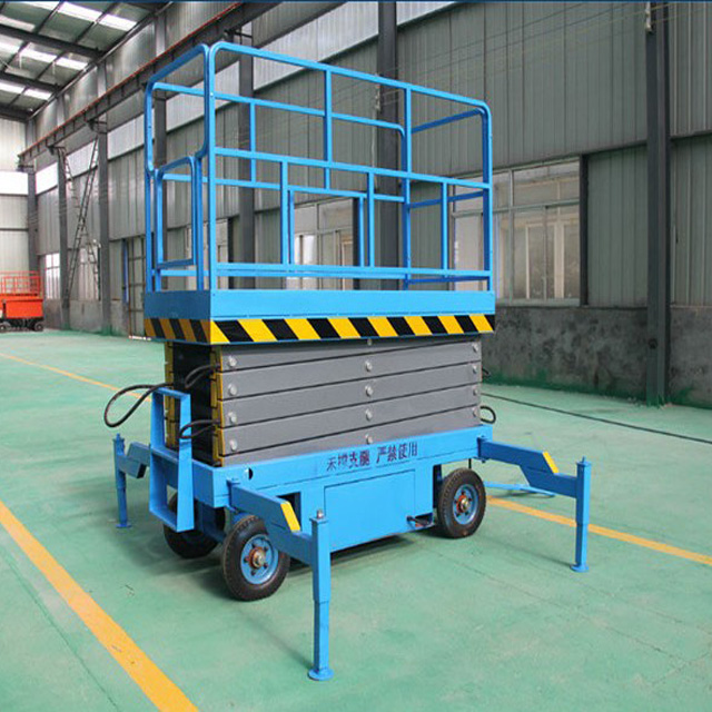 Portable hydraulic scissor electric lift platform